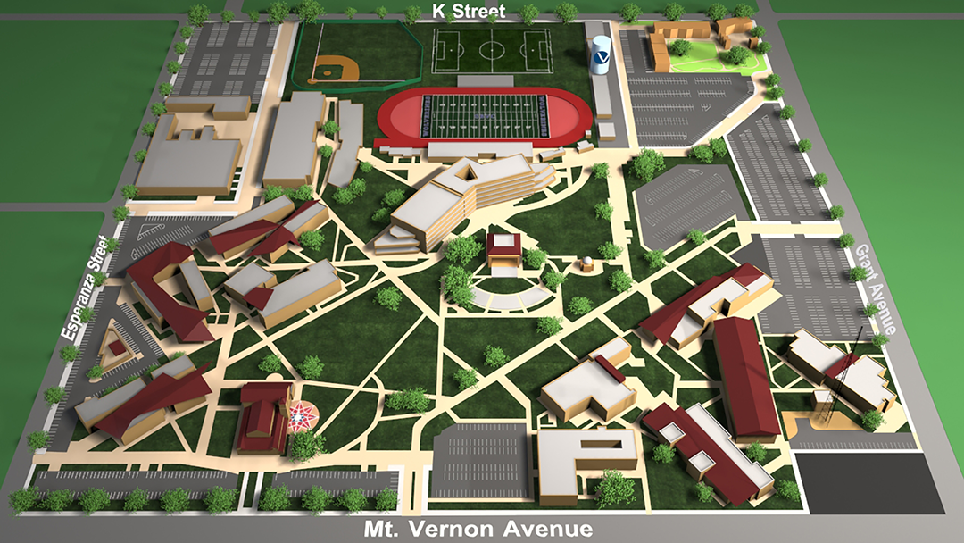 SBVC Stylized Campus Map