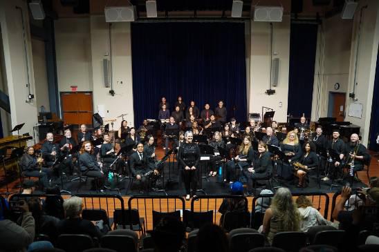 Full ensemble of Concert Band