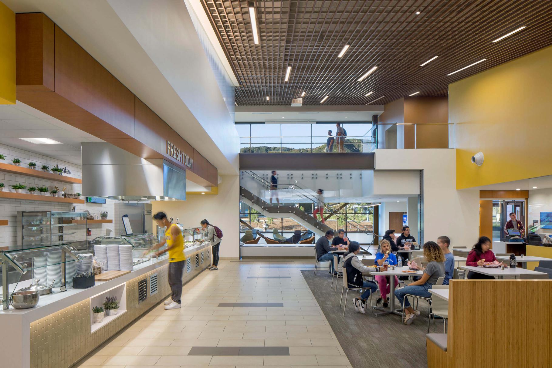 Inside one of CSUSB's Dining Halls