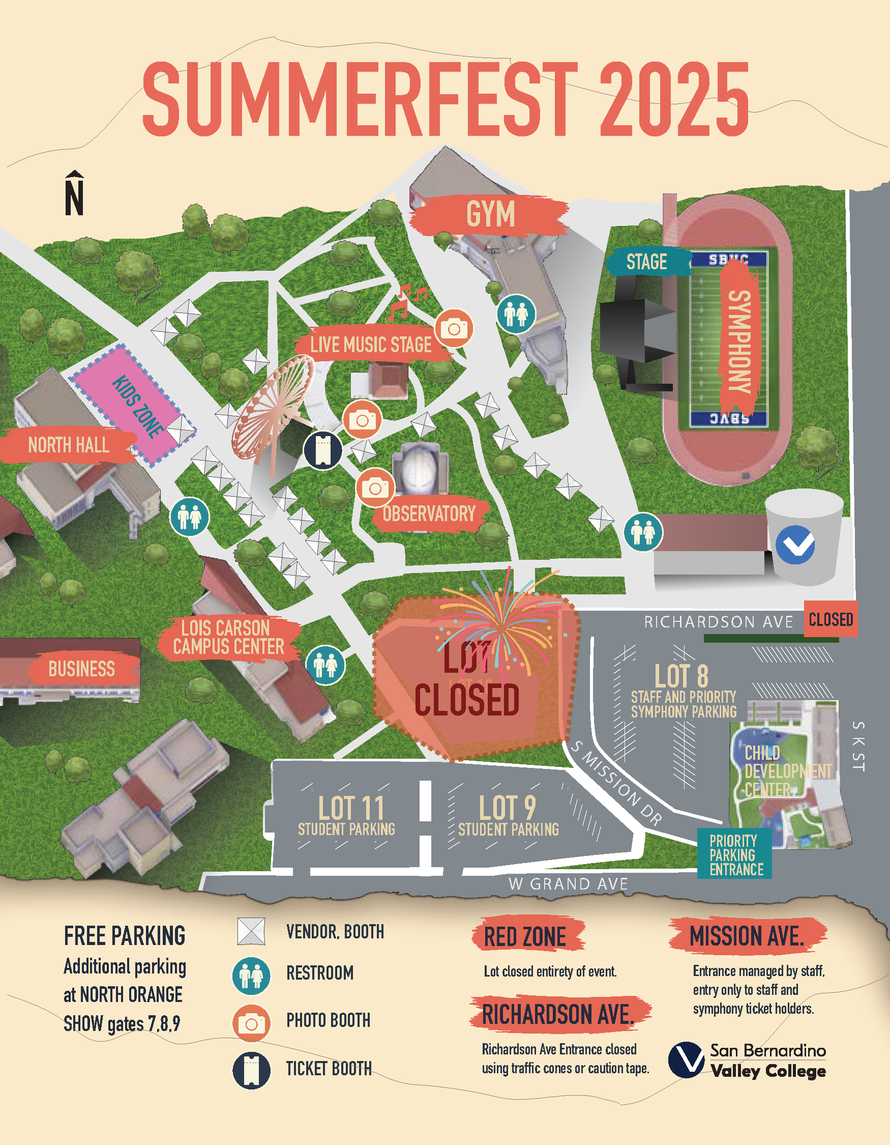 Summerfest 2025 Map
