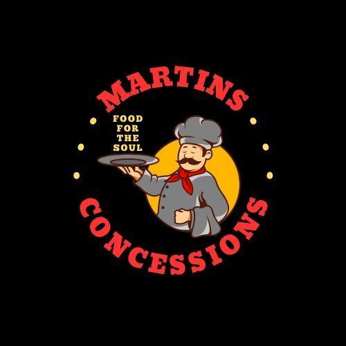 A photo of the Martin's Concessions logo